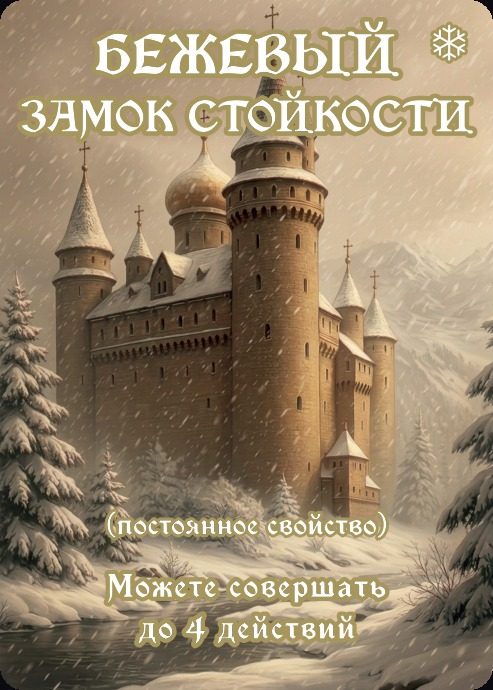 Замок Стойкости — ☀ постоянное свойство
