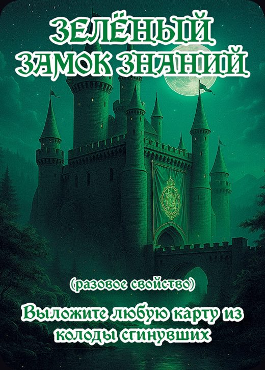 Замок Знаний — ☾ разовое свойство