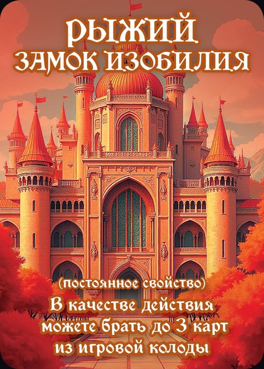 Замок Изобилия — ☀ постоянное свойство