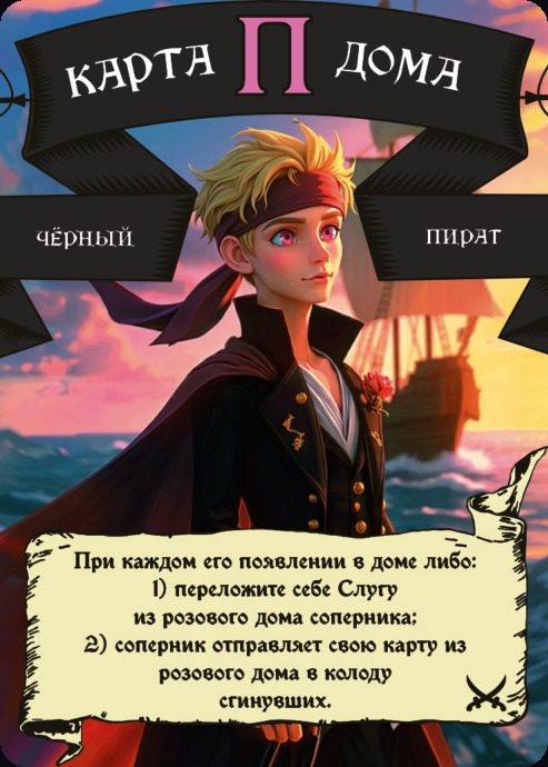 Пират — Розовый