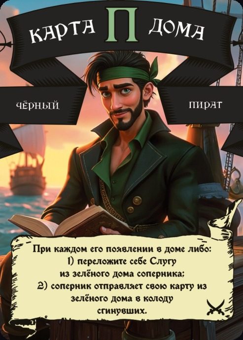 Пират — Зелёный